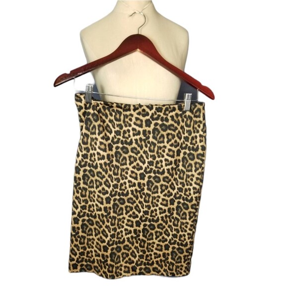 Michael Kors Leopard Print Pencil Skirt Tendy Mobwife Sexy Women’s S - Picture 6 of 7